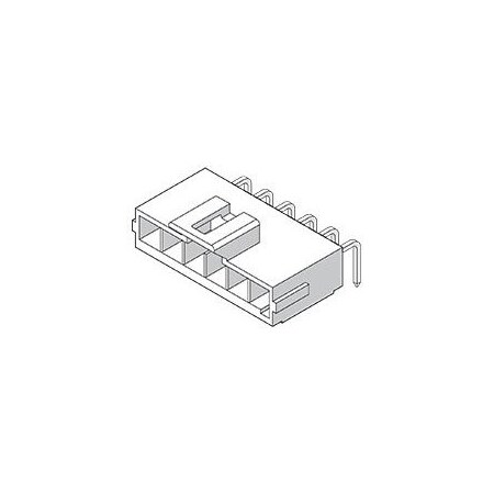 Molex ULTRAFIT HDR RT 1R NAT 07 CKT TIN 172310-2107